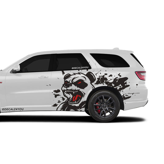 XL Angry Panda Side Graphic Includes Driver & Passenger Durango 2018 - Current