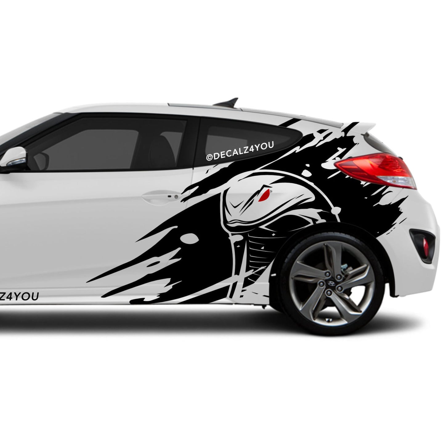 XL Snake Side Graphic Includes Driver & Passenger Veloster 2019 - Current
