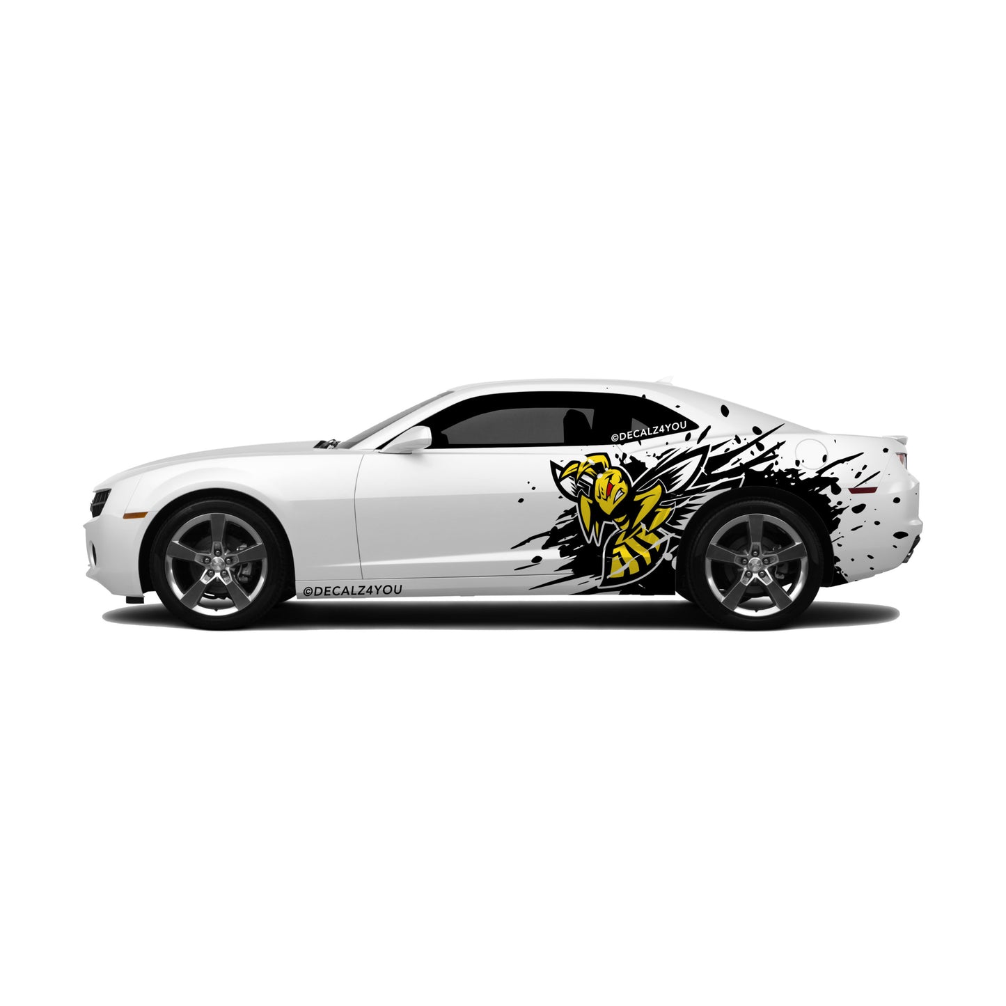 Angry Flying Hornet Side Graphic Includes Driver & Passenger Camaro 2010 - 2015