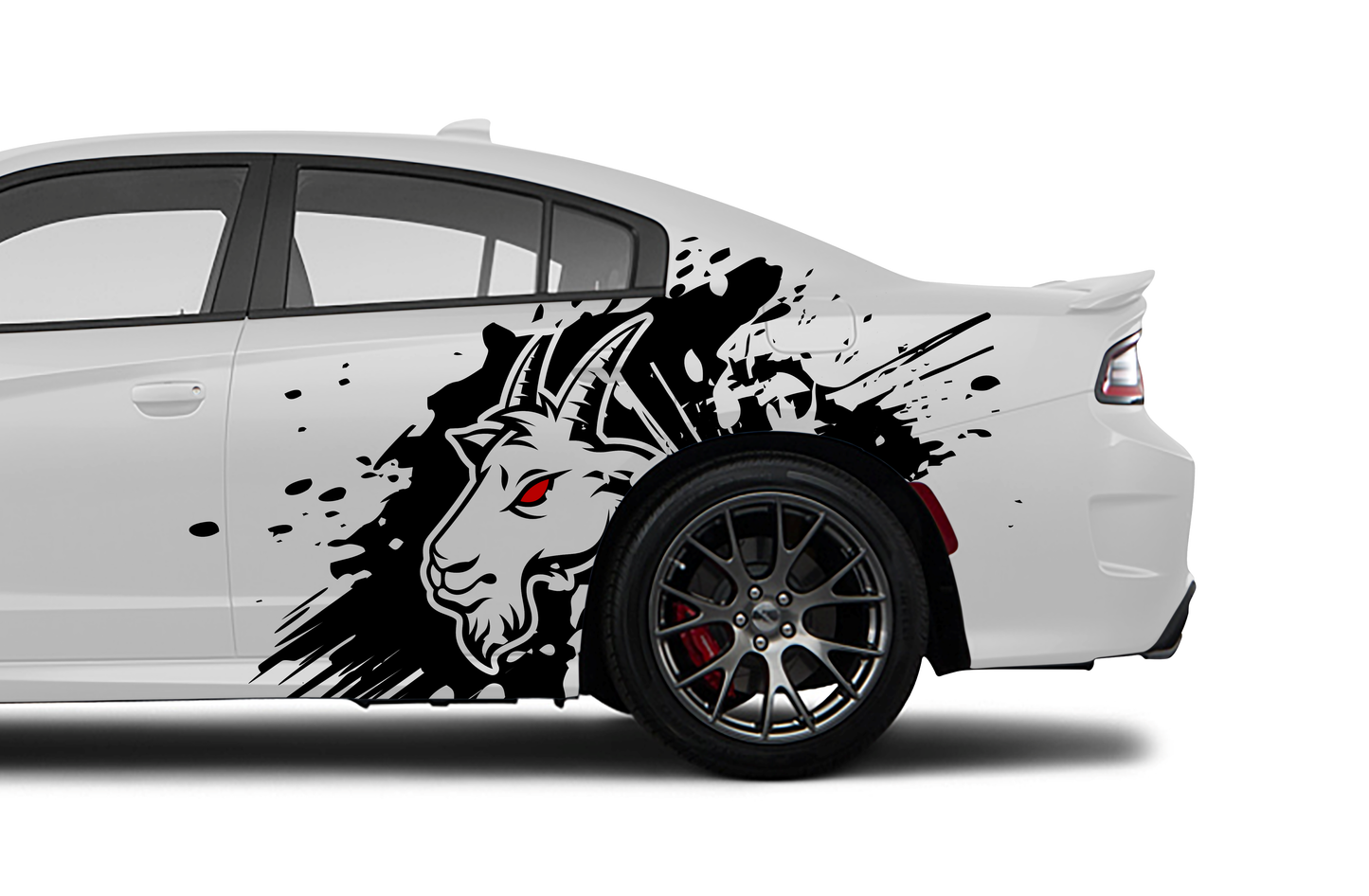 Goat Large Side Graphic INCLUDES Driver & Passenger
