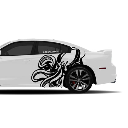 XL Kraken Side Graphic Includes Driver & Passenger Charger 2011 - 2014