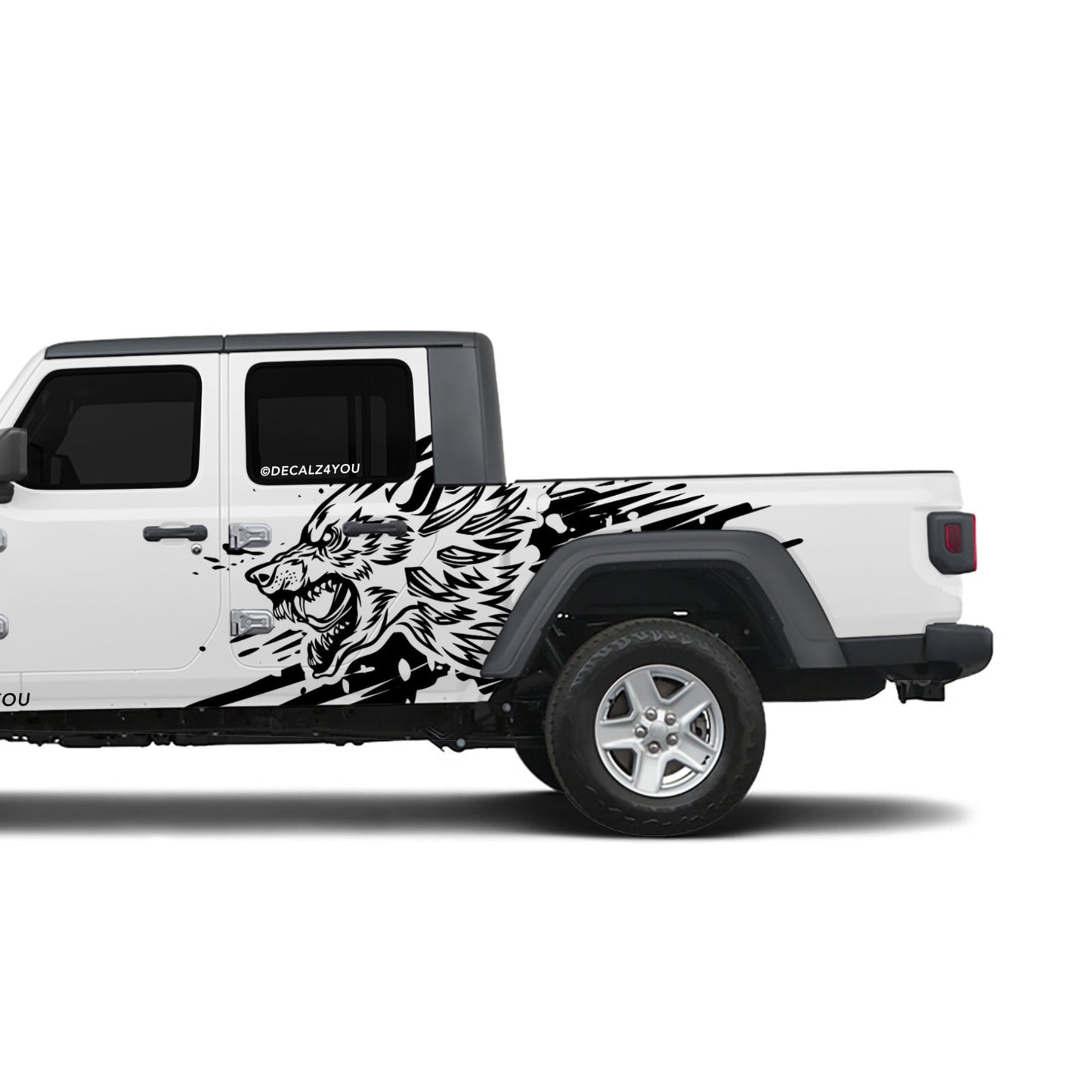 XL Wolf Side Graphic Includes Driver & Passenger Gladiator 2020 - Current