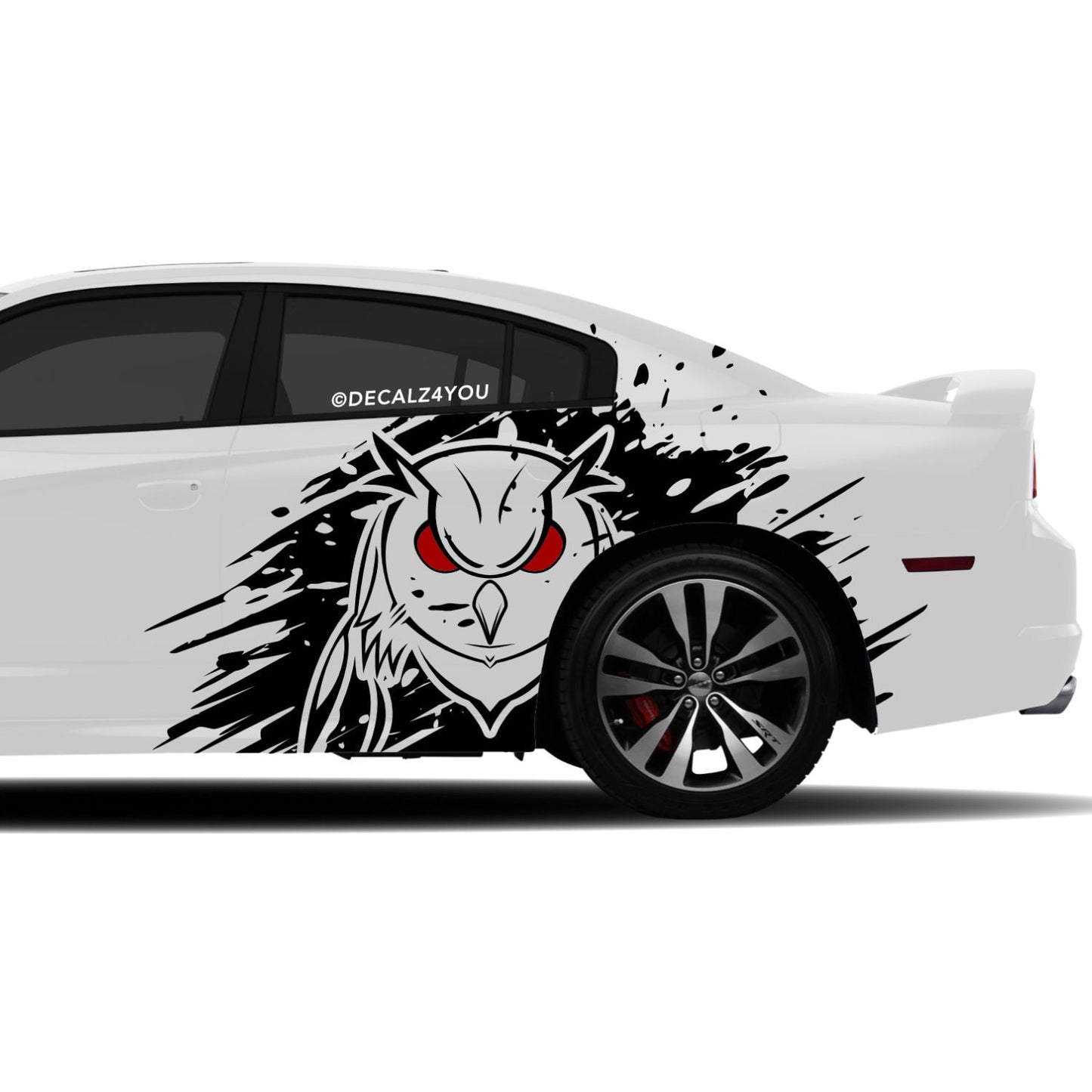 Angry Owl Side Graphic Includes Driver & Passenger Charger 2011 - 2014