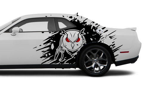 X-Large Owl Side Graphic INCLUDES Driver & Passenger