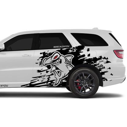 Large Hammer Head Side Graphic Includes Driver & Passenger Durango 2018 - Current