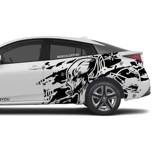 Alien XL  Side Graphic Includes Driver & Passenger Prius 2016 - 2022
