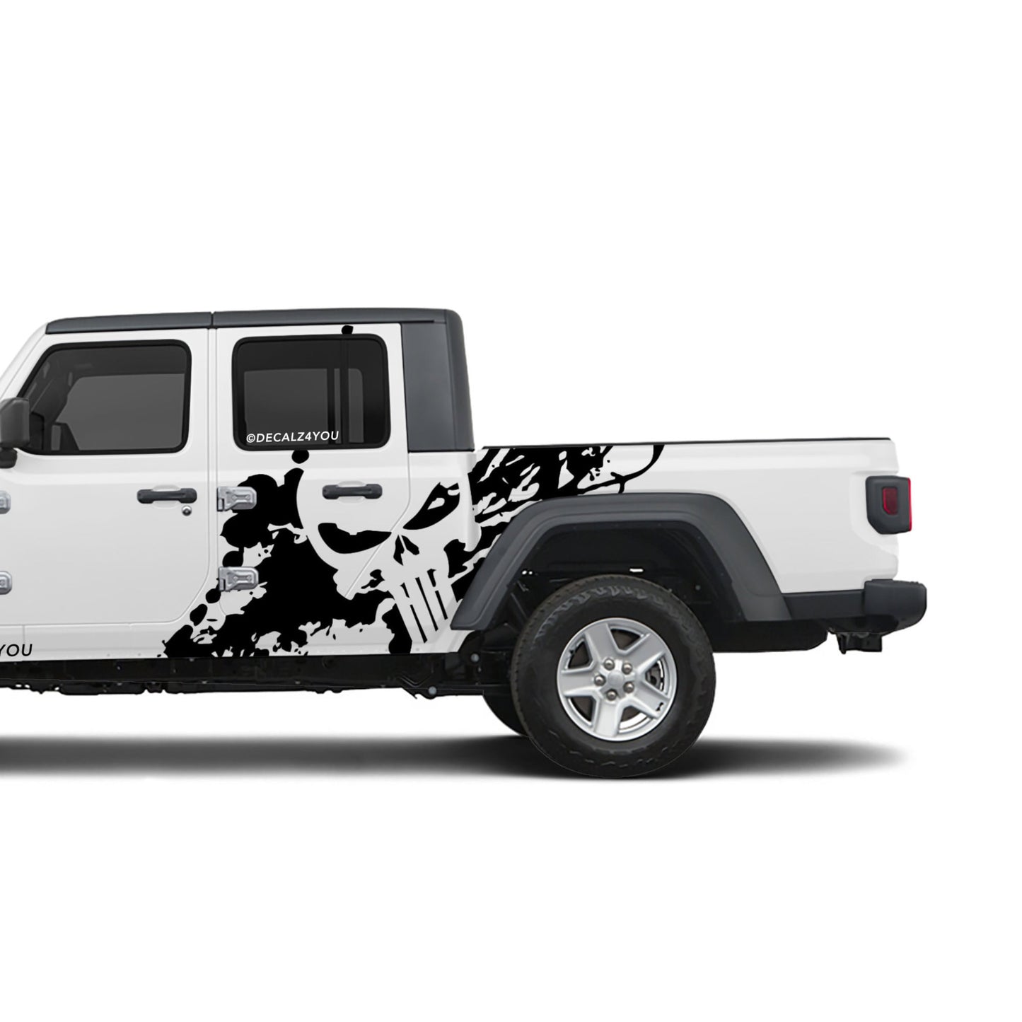 XL Punisher Side Graphic Includes Driver & Passenger Gladiator 2020 - Current