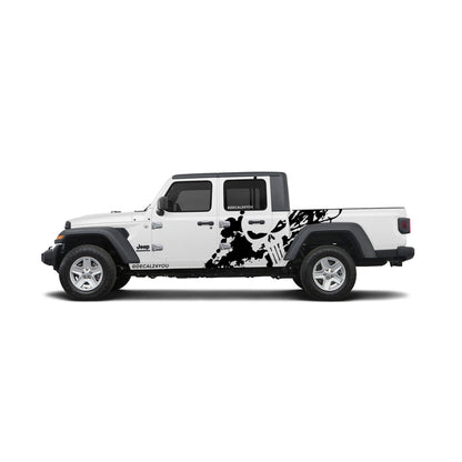 XL Punisher Side Graphic Includes Driver & Passenger Gladiator 2020 - Current