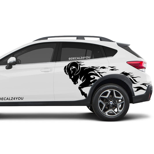 Angry Ram Side Graphic Includes Driver & Passenger Crosstrek 2018 - 2020