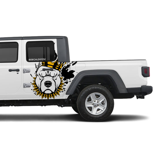Dog KING Side Graphic Includes Driver & Passenger Gladiator 2020 - Current
