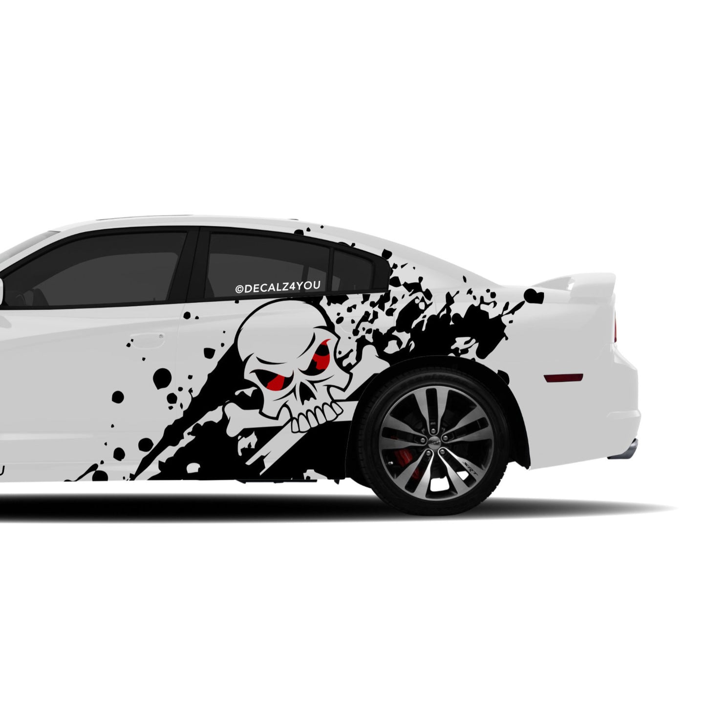 XL Skull Side Graphic Includes Driver & Passenger Charger 2011 - 2014