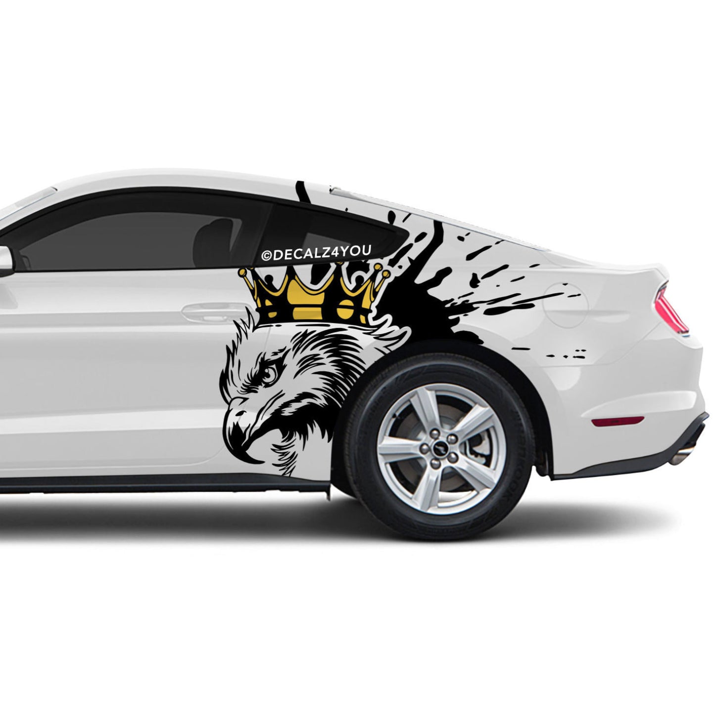 XL King Eagle Side Graphic Includes Driver & Passenger Mustang 2015 - Current