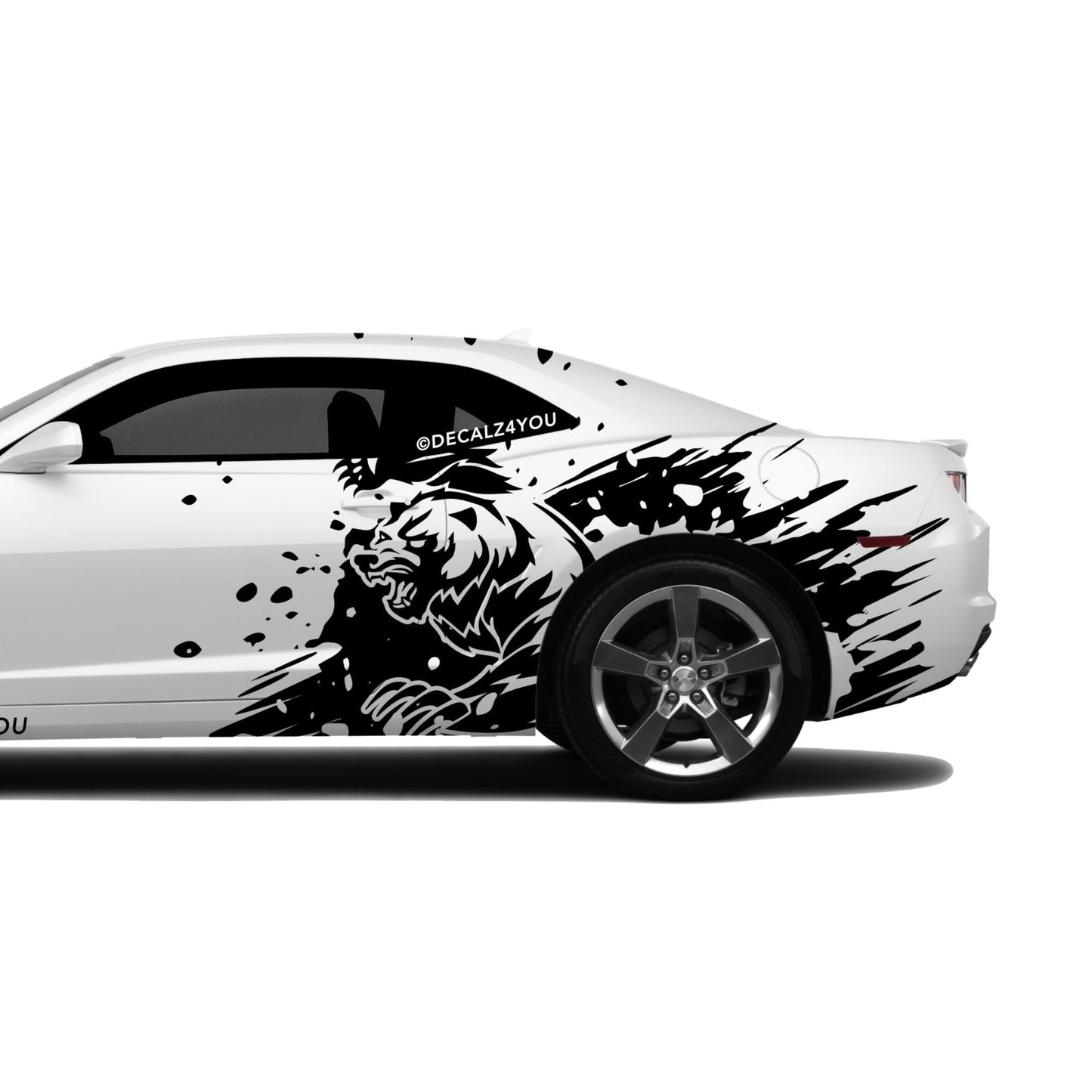 Angry Grizzly Side Graphic Includes Driver & Passenger Camaro 2010 - 2015