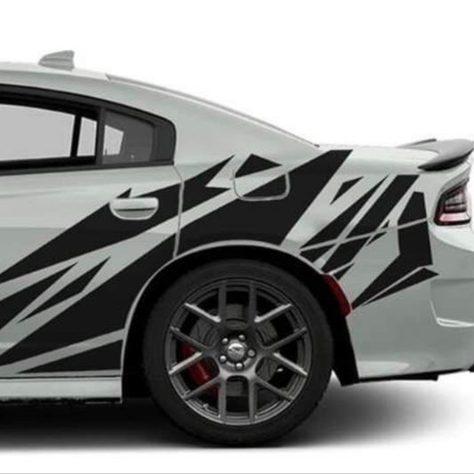 Abstract Quarter Oabrl Graphic (Driver+passanger Sides)