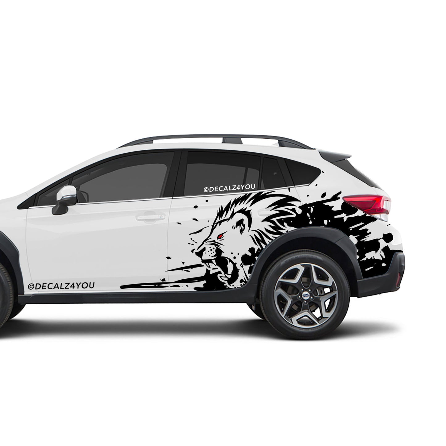 XL Lion Side Graphic Includes Driver & Passenger Crosstrek 2018 - 2020