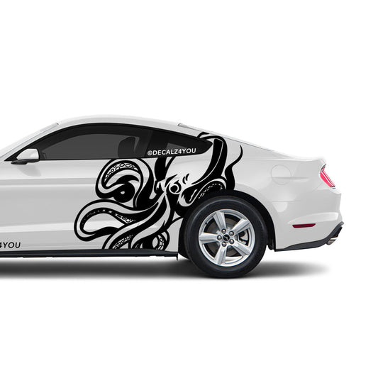 XL Kraken Side Graphic Includes Driver & Passenger Mustang 2015 - Current