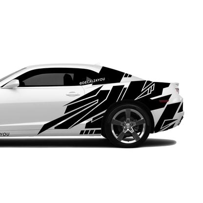 Abstract Large Side Graphic Includes Driver & Passenger Camaro 2010 - 2015