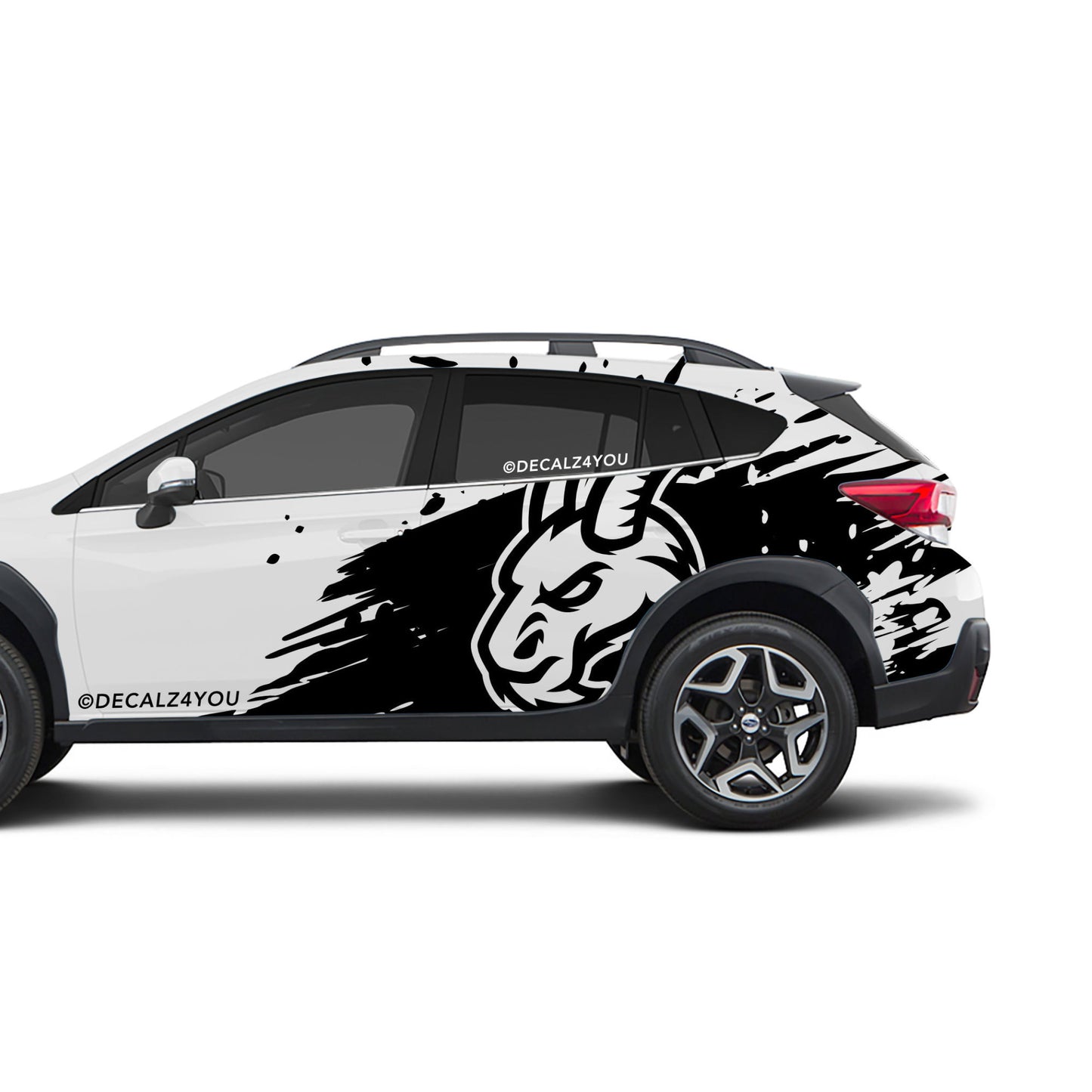 Mean Angry Goat Side Graphic Includes Driver & Passenger Crosstrek 2018 - 2020