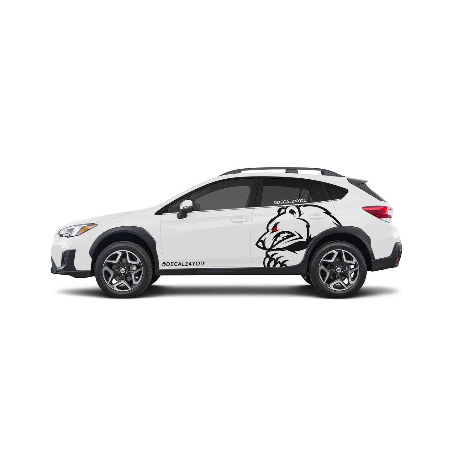 XL Grizzly Side Graphic Includes Driver & Passenger Crosstrek 2018 - 2020