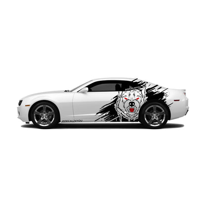 XL Angry Wolf Side Graphic Includes Driver & Passenger Camaro 2010 - 2015