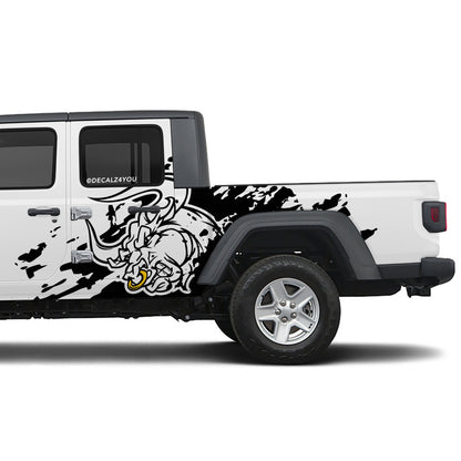 Large Angry Bull XL  Side Graphic Includes Driver & Passenger Gladiator 2020 - Current