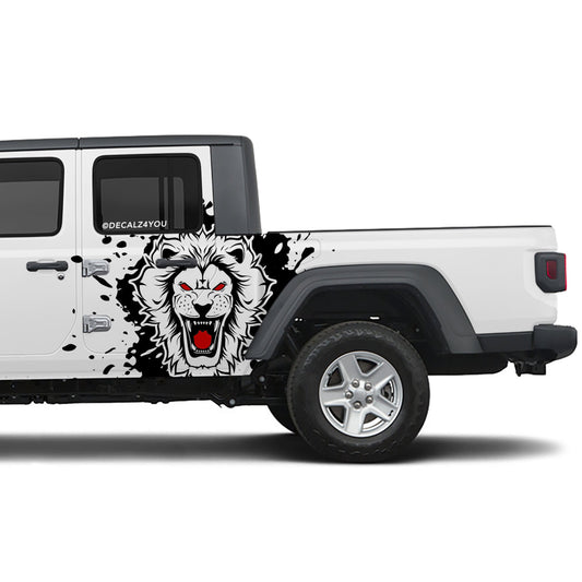 fierce Lion Side Graphic Includes Driver & Passenger Gladiator 2020 - Current
