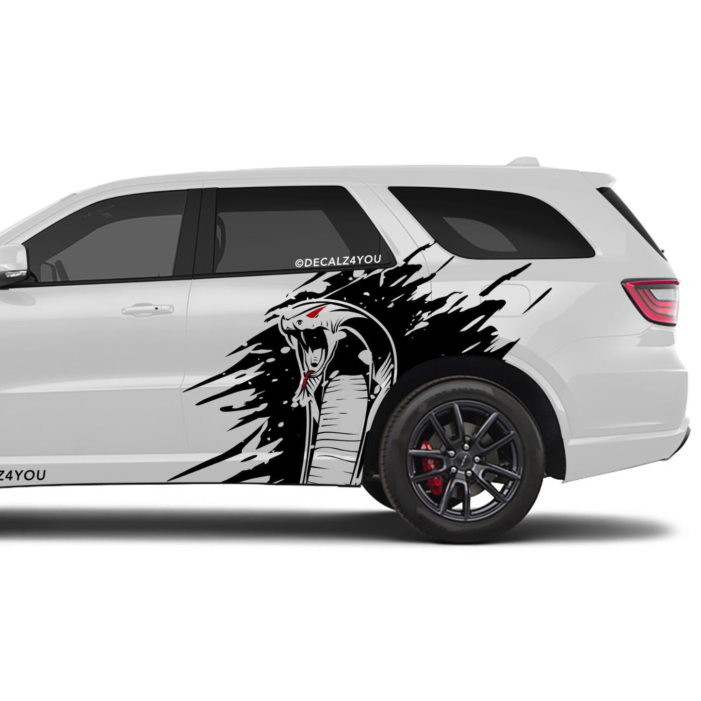 Angry Cobra  XL  Side Graphic Includes Driver & Passenger Durango 2018 - Current