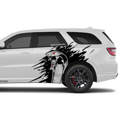 Angry Cobra  XL  Side Graphic Includes Driver & Passenger Durango 2018 - Current