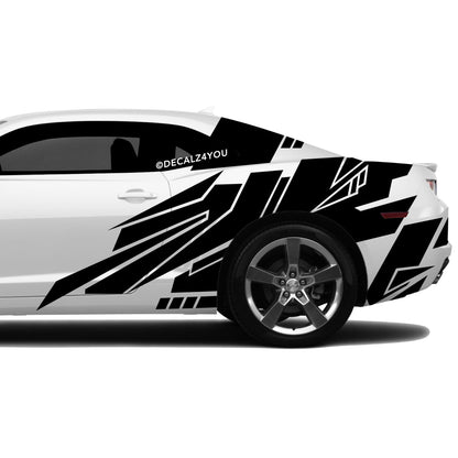 Abstract Large Side Graphic Includes Driver & Passenger Camaro 2010 - 2015