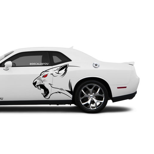 Lioness Side Graphic Includes Driver & Passenger Challenger 2008 - Current.