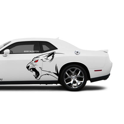 Lioness Side Graphic Includes Driver & Passenger Challenger 2008 - Current.