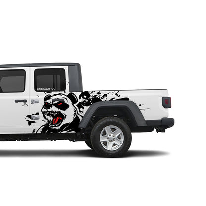 Angry Panda Side Graphic Includes Driver & Passenger Gladiator 2020 - Current