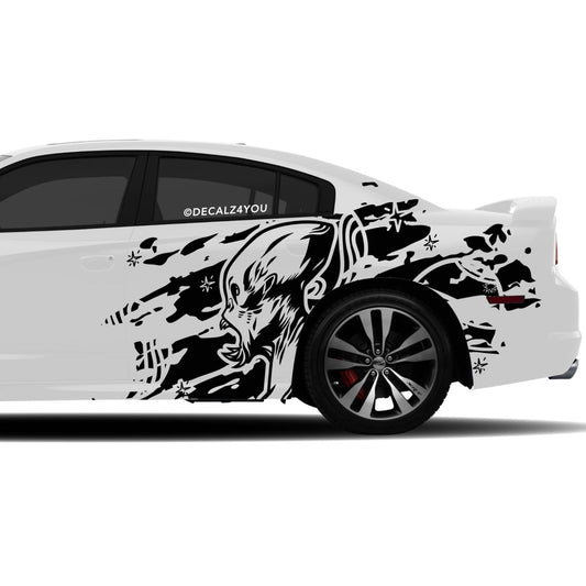 Alien XL  Side Graphic Includes Driver & Passenger Charger 2011 - 2014