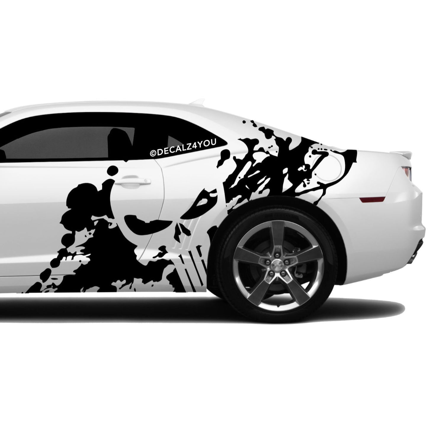 XL Punisher Side Graphic Includes Driver & Passenger Camaro 2010 - 2015
