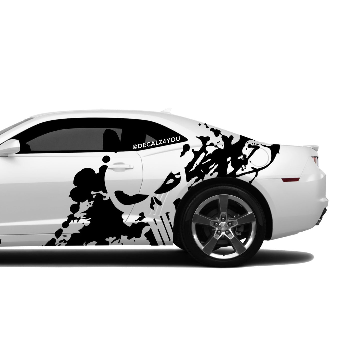 XL Punisher Side Graphic Includes Driver & Passenger Camaro 2010 - 2015