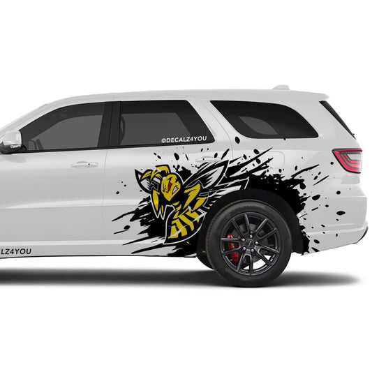 Angry Flying Hornet Side Graphic Includes Driver & Passenger Durango 2018 - Current