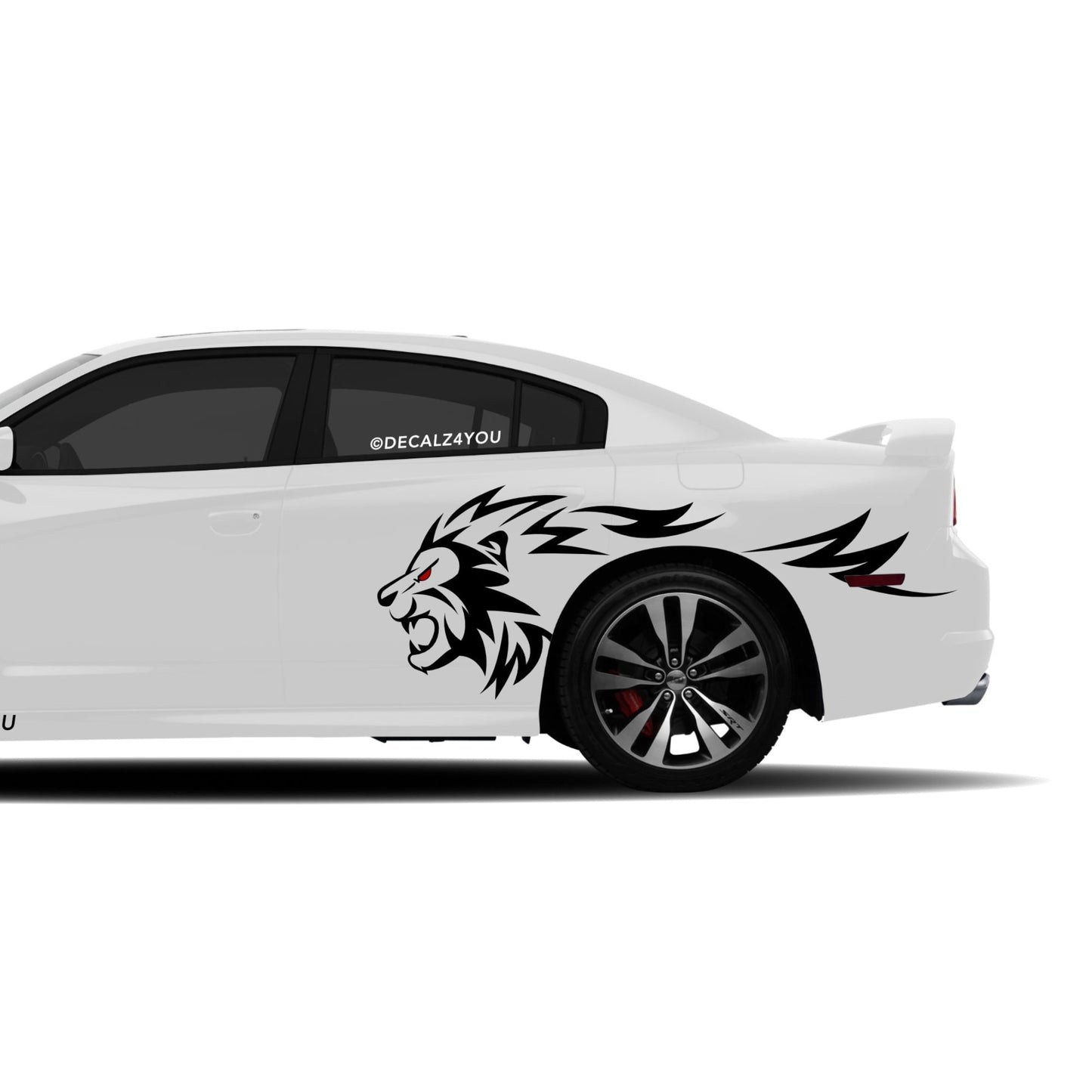 Lion Side Graphic Includes Driver & Passenger Charger 2011 - 2014