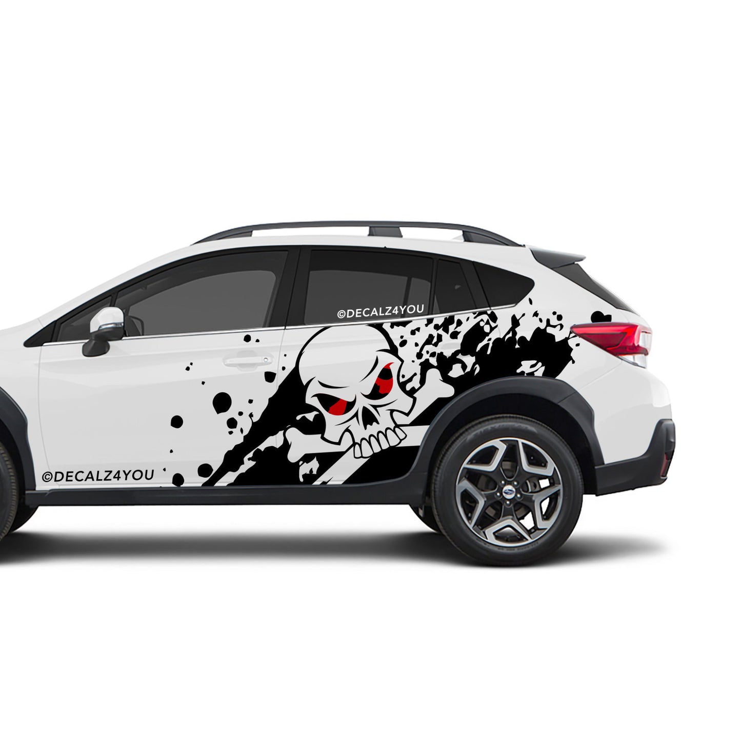 XL Skull Side Graphic Includes Driver & Passenger Crosstrek 2018 - 2020