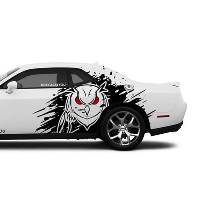 Angry Owl Side Graphic Includes Driver & Passenger Challenger 2008 - Current.