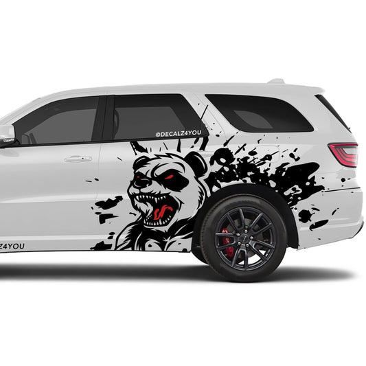 Angry Panda Side Graphic Includes Driver & Passenger Durango 2018 - Current