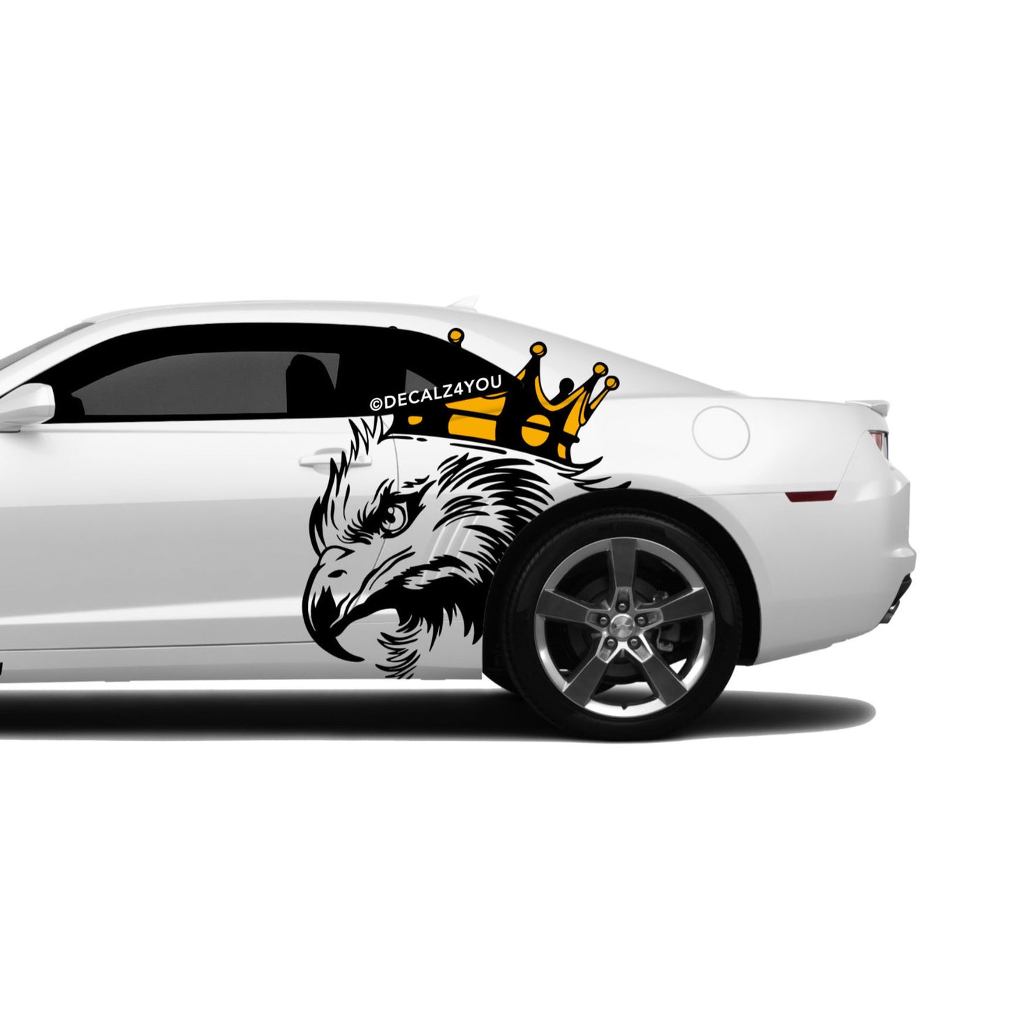 Large King Eagle Head Side Graphic Includes Driver & Passenger Camaro 2010 - 2015