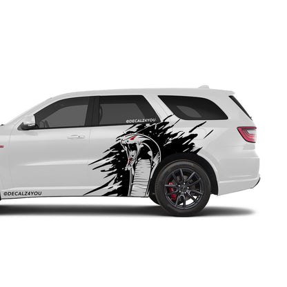 Angry Cobra  XL  Side Graphic Includes Driver & Passenger Durango 2018 - Current