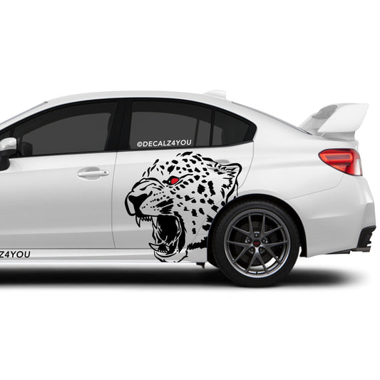 Cheetah Side Graphic Includes Driver & Passenger Impreza WRX 2014 - 2021