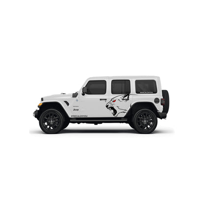 Lioness Side Graphic Includes Driver & Passenger Wrangler 2018 - Current