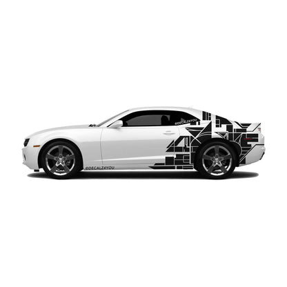 Abstract Design XL  Side Graphic Includes Driver & Passenger Camaro 2010 - 2015