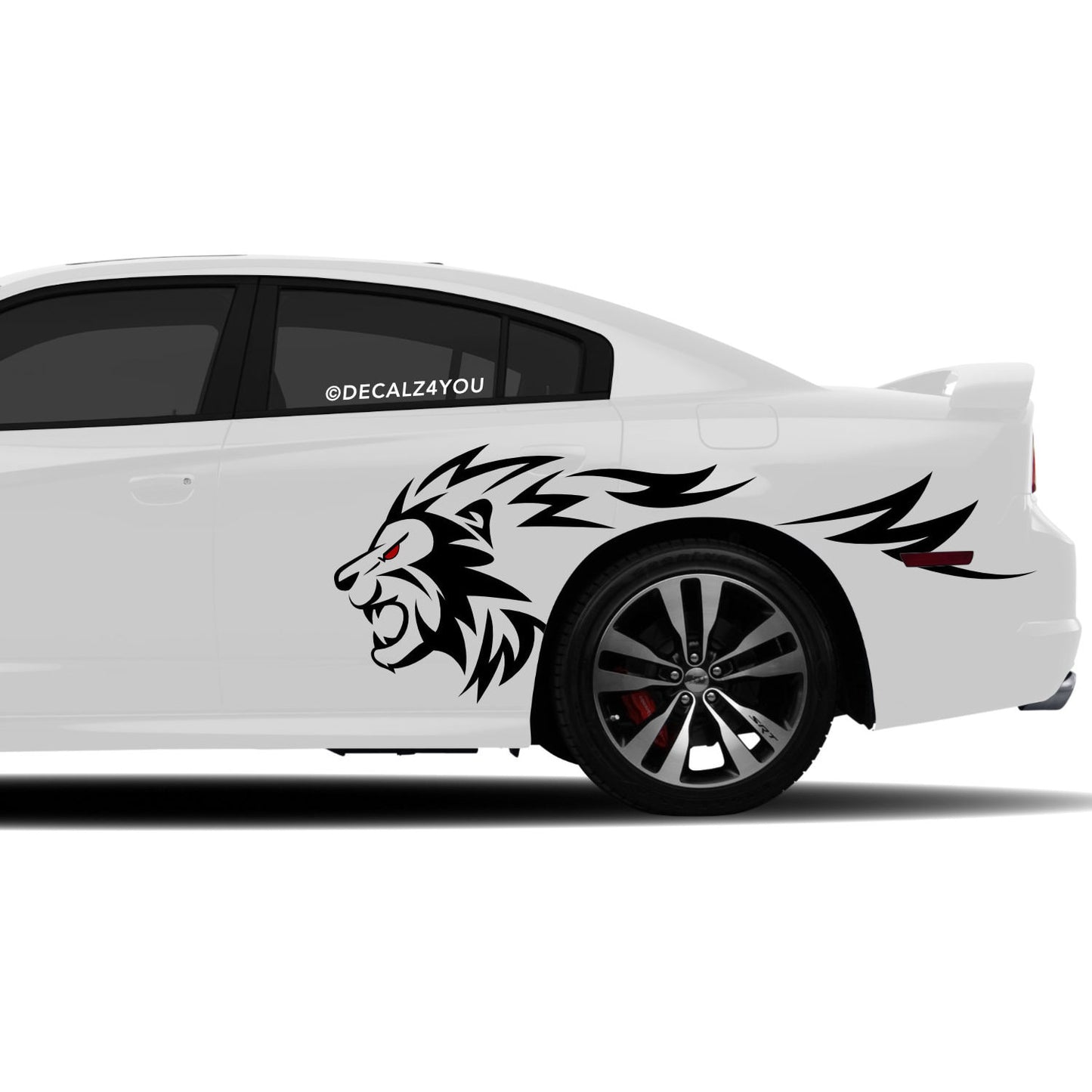 Lion Side Graphic Includes Driver & Passenger Charger 2011 - 2014