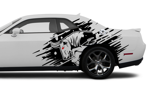 Bull X-Large  Side Graphic INCLUDES Driver & Passenger Side