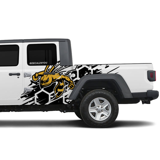 Angry Large Hornet Side Graphic Includes Driver & Passenger Gladiator 2020 - Current