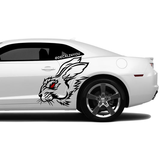 Angry Rabbit Side Graphic Includes Driver & Passenger Camaro 2010 - 2015