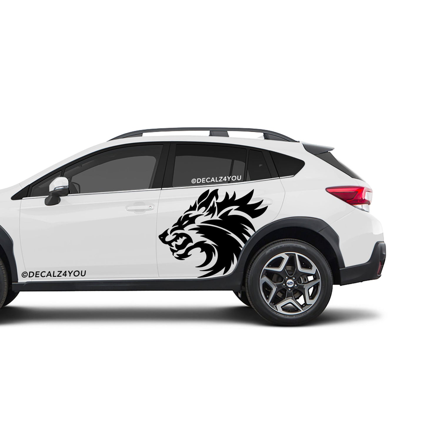 Snarling Wolf Side Graphic Includes Driver & Passenger Crosstrek 2018 - 2020